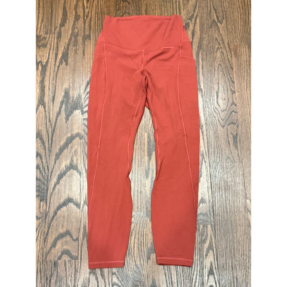 Lululemon Align High-Rise Pant with Pockets 25" Terra Orange - sz 6 (Preloved)